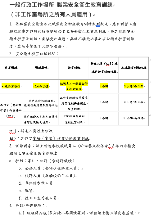 教育訓練