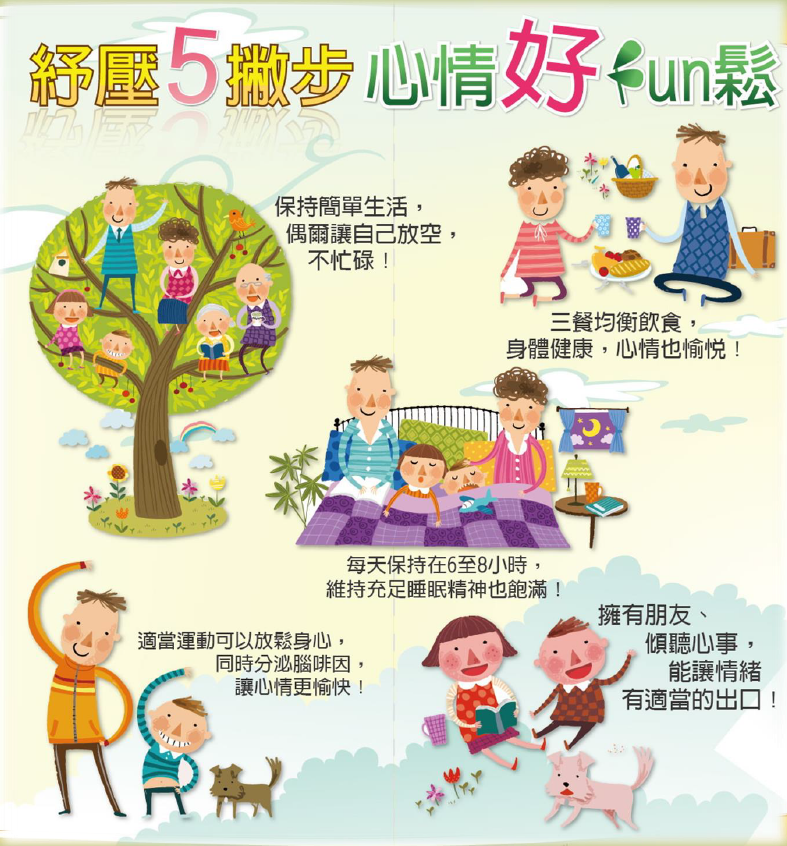 紓壓5撇步、心情好fun鬆