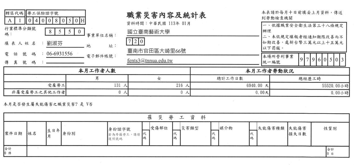 113.01職災申報資料