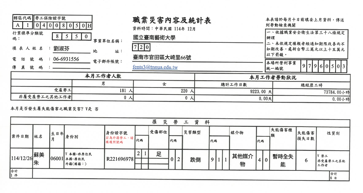 11412職災申報